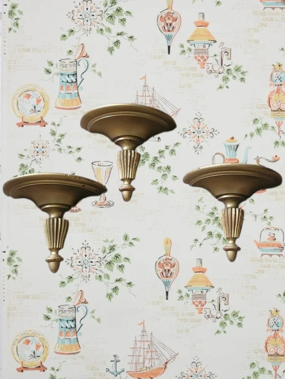 Gold Decorative Wall Shelf Corbels - Classic Home Accent